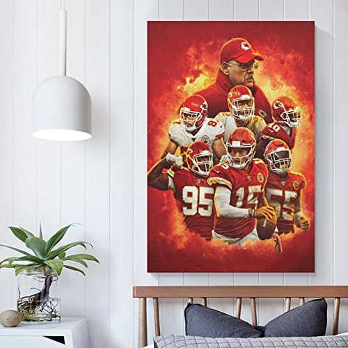 Andy Reid Carnell Lake Bennie Fowler - Póster decorativo para pared (20 x 30 cm)