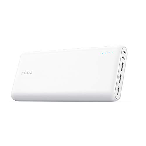 Anker PowerCore 26800mAh Bateria externa Power Bank con entrada doble, 3 puertos USB para iPhone X 8 8Plus 7 6s 6 Plus, iPad, Samsung Galaxy, Android y otros teléfonos inteligentes