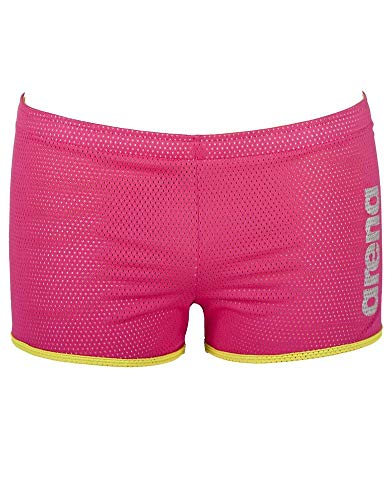 Arena Square Cut Drag Suit Bañador, Mujer, Rosa (Fuchsia), L