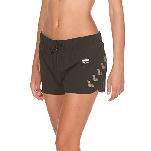 Arena W Run Short Shorts para Correr Mujer, Black, L