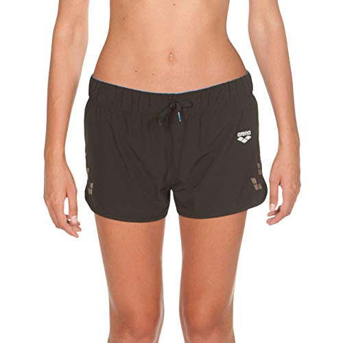 Arena W Run Short Shorts para Correr Mujer, Black, L