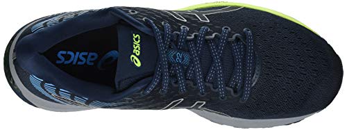 Asics Gel-Cumulus 22, Road Running Shoe Hombre, French Blue/Black, 42.5 EU