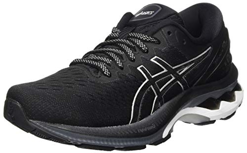 Asics Gel-Kayano 27, Sneaker Mujer, Black/Pure Silver, 37 EU