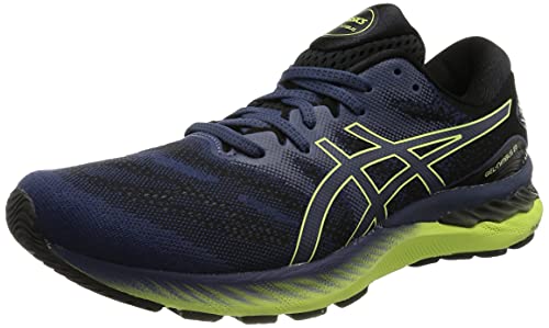 Asics Gel-Nimbus 23, Zapatillas para Correr Hombre, Thunder Blue/Glow Yellow, 45 EU