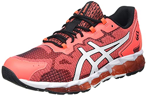 Asics Gel-Quantum 360 6, Road Running Shoe Hombre, Rouge Vif Blanc, 42.5 EU