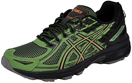 Asics - Gel-Venture 6 - Zapatillas deportivas de hombre para correr, Azul (Verde cedro/naranja lava.), 43 EU