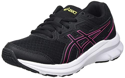 Asics Jolt 3 GS, Road Running Shoe, Black/Hot Pink, 32.5 EU