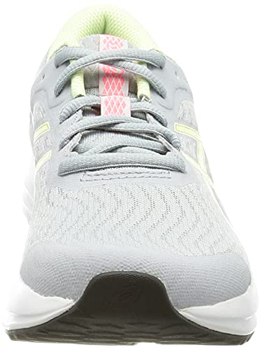 Asics Patriot 12, Zapatillas para Correr Mujer, Piedmont Grey/Illuminate Yellow, 39 EU