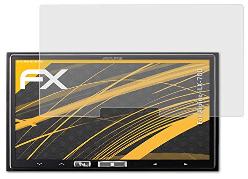 atFoliX Película Protectora Compatible con Alpine iLX-700 Lámina Protectora de Pantalla, antirreflejos y amortiguadores FX Protector Película (2X)