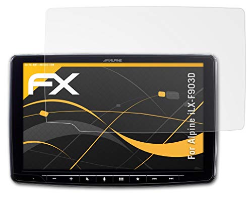 atFoliX Película Protectora Compatible con Alpine iLX-F903D Lámina Protectora de Pantalla, antirreflejos y amortiguadores FX Protector Película (3X)