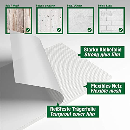 ATHLON TOOLS 2X FlexProtect Protectores para Pared de Garaje, Cada uno de 2 m de Largo, Protector extragrueso del Borde de Puertas, autoadherente, Impermeable