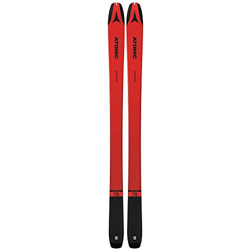 ATOMIC N BACKLAND 78 UL Esquís, Adultos Unisex, Red/Black/ (Multicolor), 177 cm