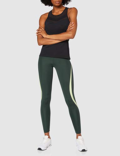 AURIQUE High Waisted Sports Legging Leggings Deportivos, Verde, 38