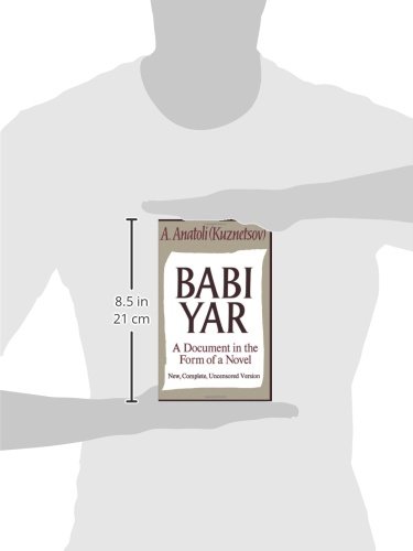 BABI YAR: A Document in the Form of a Novel