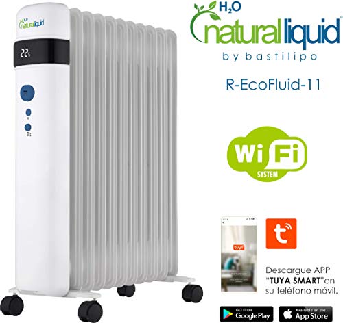 Bastilipo 7999 H2O Natural Liquid-R-EcoFluid-11-Radiador de Fluido 100% ecológico con WiFi y 2000W de Potencia