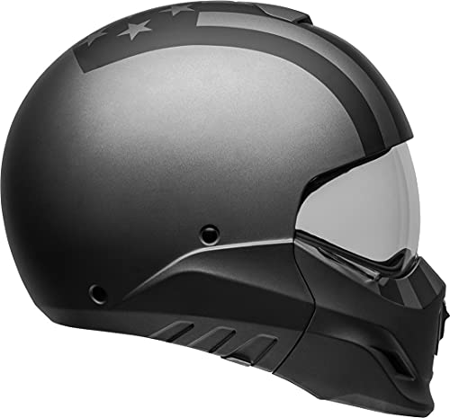 BELL HELMET BROOZER FREE RIDE MATTE GREY/BLACK L