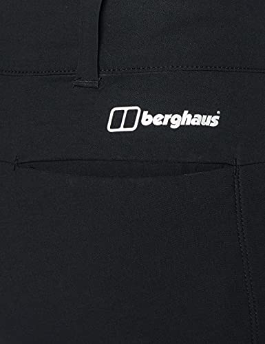 Berghaus 422192BP6 Pantalones de Caminar, Mujer, Black/Black, M