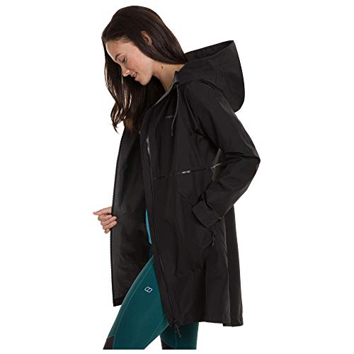 Berghaus Rothley Gore-Tex - Chaqueta impermeable para mujer, Mujer, chaqueta impermeable, 4A000854BP6, negro / negro, 40