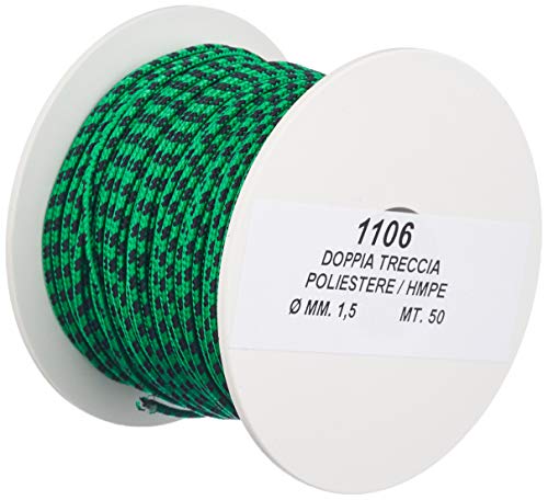 Best divers Driza Dyneema, SK75, ø1.5 mm, Carrete 50 m, Verde