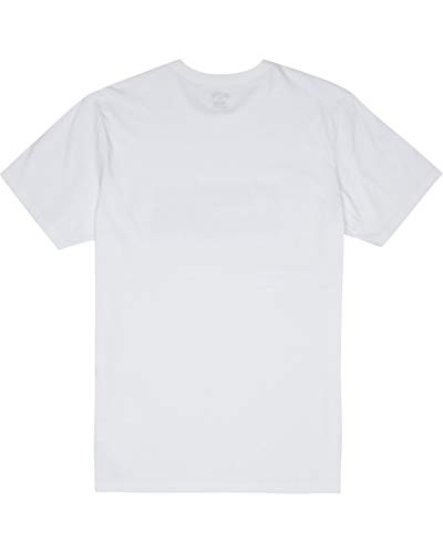 Billabong Inverse Tee Ss T-Shirt, Hombre, White, XL