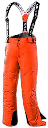 Black Crevice Skihose Pantalones de esquí, Unisex-Niño, Naranja, 12 años (152 cm)