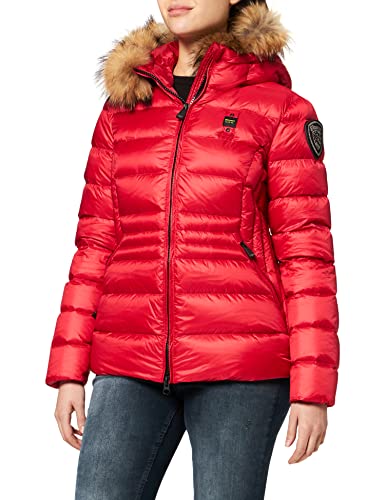 Blauer Chaqueta Corta Acolchada Pluma, 552 Rojo Sangue, S para Mujer