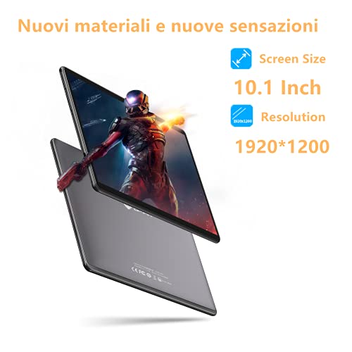 BMAX Tablet Android 10,4 GB RAM 64 GB ROM,1920 × 1080 FHD IPS Display,Octa-Core1.8GHz, Android 10.1 Tableta 4G LTE GPS,Bluetooth 5.0 WiFi, WiFi + móvil + GPS Dual Speaker Type-C, 5.0 + 2.0 MP Cámara