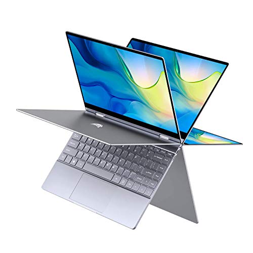 BMAX Y13 Ordenadores portátiles, 360° Convertible táctil Pantalla 13.3 Pulgada FHD 1080P , Intel N4120, 8GB RAM+ 256GB SSD, Windows 10, BT4.2