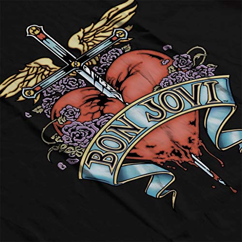 Bon Jovi Heart and Dagger Men's T-Shirt