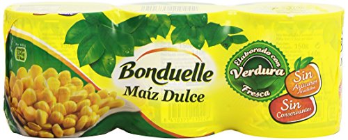 Bonduelle Maíz Dulce, Pack de 3 x 150g