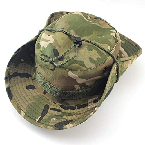 Boonie Hat,Sombrero de Cubo Protección Solar CP Camuflaje Cubo Sombrero para la Pesca Al Aire Libre Camping Ciclismo Caza Golf Senderismo Hombres y Mujeres