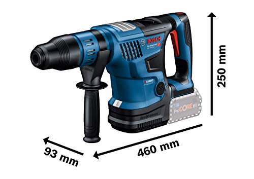 Bosch Professional BITURBO martillo perforador a batería GBH 18V-36 C (con SDS max, sin baterías ni cargador, incl. módulo Bluetooth GCY 42, empuñadura adicional, paño, tubo de grasa, en maletín)