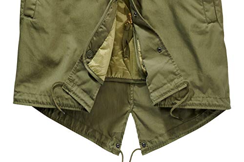 Brandit M51 US Parka EE. UU, Verde Oliva, 4XL para Hombre