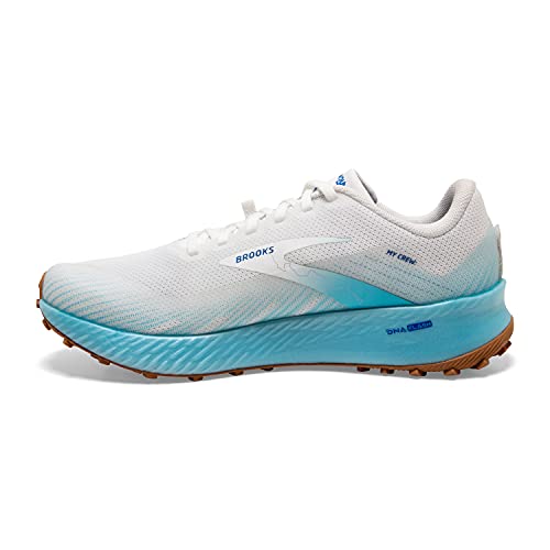 Brooks Catamount White/Iced Aqua/Blue 5.5 B (M)