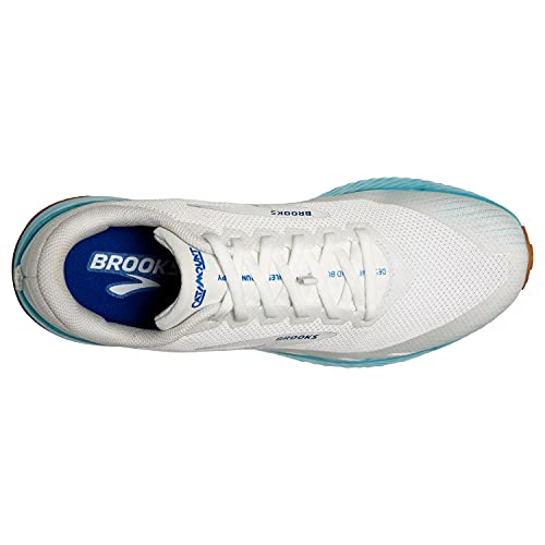 Brooks Catamount White/Iced Aqua/Blue 5.5 B (M)