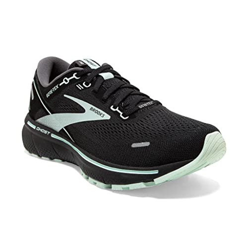 Brooks Ghost 14 GTX, Zapatillas para Correr Mujer, Black/Blackened Pearl, 43 EU