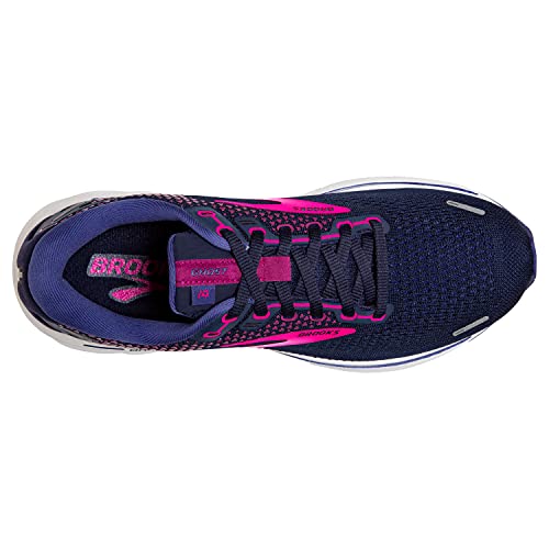 Brooks Ghost 14, Zapatillas para Correr Mujer, Negro Rosa, 39 EU