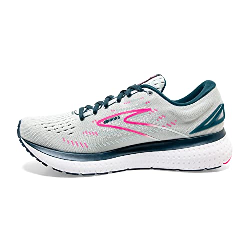 Brooks Glycerin 19, Zapatillas para Correr Mujer, Ice Flow Navy Pink, 37.5 EU