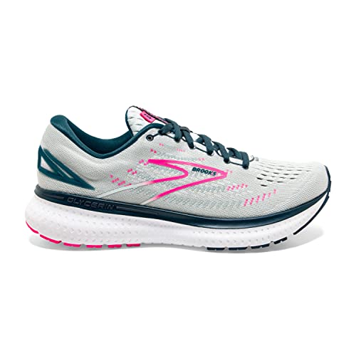 Brooks Glycerin 19, Zapatillas para Correr Mujer, Ice Flow Navy Pink, 38.5 EU