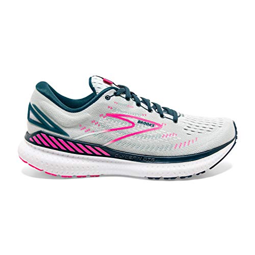 Brooks Glycerin GTS 19, Zapatillas para Correr Mujer, Ice Flow Navy Pink, 42 EU