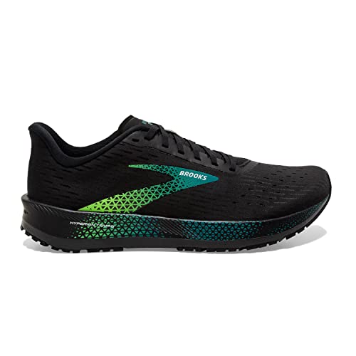 Brooks Hyperion Tempo, Zapatillas para Correr Hombre, Black Kayaking Green Gecko, 46.5 EU