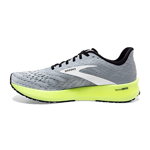 Brooks Hyperion Tempo, Zapatillas para Correr Hombre, Grey/Black/Nightlife, 44.5 EU