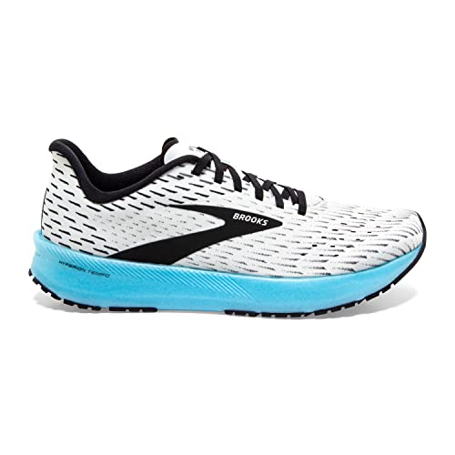 Brooks Hyperion Tempo, Zapatillas para Correr Hombre, White/Black/Iced Aqua, 45.5 EU