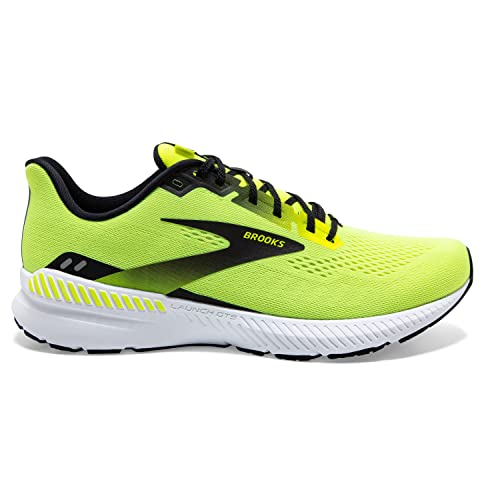 Brooks Launch GTS 8, Zapatillas para Correr Hombre, Nightlife Black White, 43 EU