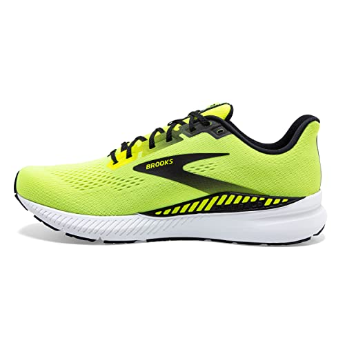 Brooks Launch GTS 8, Zapatillas para Correr Hombre, Nightlife Black White, 43 EU