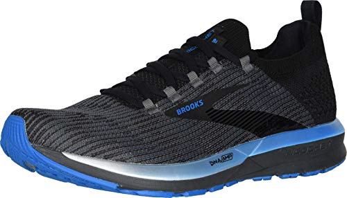 Brooks Ricochet 2, Zapatilla De Correr Hombre, Black/Grey/Blue, 44 EU