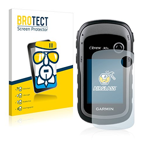 BROTECT Protector Pantalla Cristal Compatible con Garmin eTrex 30x Protector Pantalla Vidrio - Dureza Extrema, Anti-Huellas, AirGlass