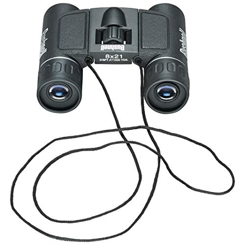 Bushnell - Powerview - 8x21 - Negro - Prisma de Techo - Binocular Compacto - 132514