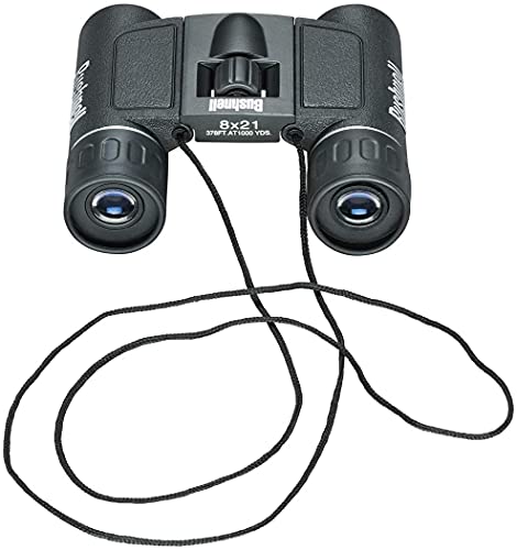 Bushnell - Powerview - 8x21 - Negro - Prisma de Techo - Binocular Compacto - 132514