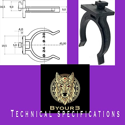 Byour3®️ Ganchos Para Zócalo Cocina En Abs Universal Resistentes Gancho De Plástico Clip De Fijación Montaje Fácil Pinza Soportes Patas Pie Muebles Placa Listón Zocalos - 12 Unidades